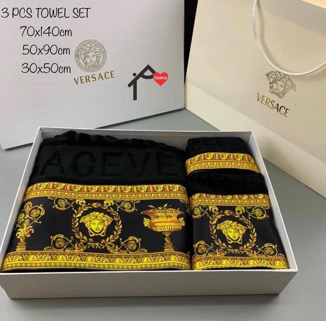 Set toallas de baño Versace - Imagen 5