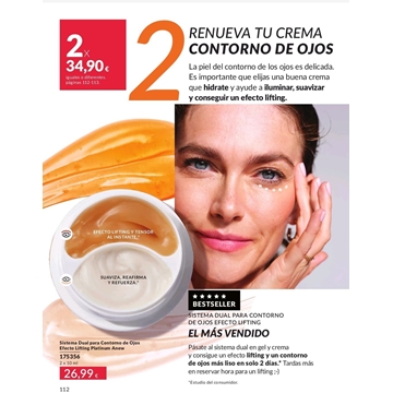 Sistema dual para contorno de ojos premium Anew - Imagen 1
