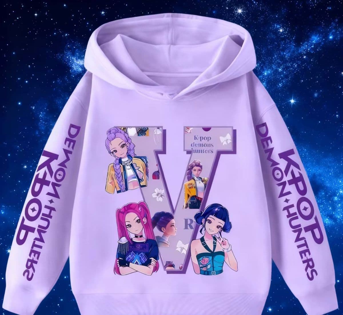 Sudadera  con inicial Guerreras K-Pop - Imagen 2