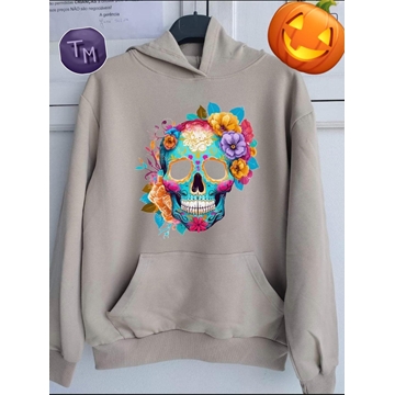 Sudadera Halloween calavera - Imagen 1