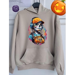 Sudadera Halloween calavera - Imagen 2