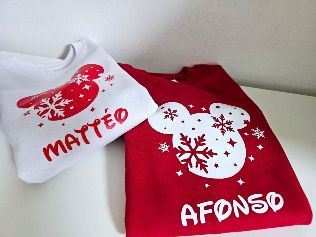 Sudadera Mickey navidad personalizada - Imagen 1