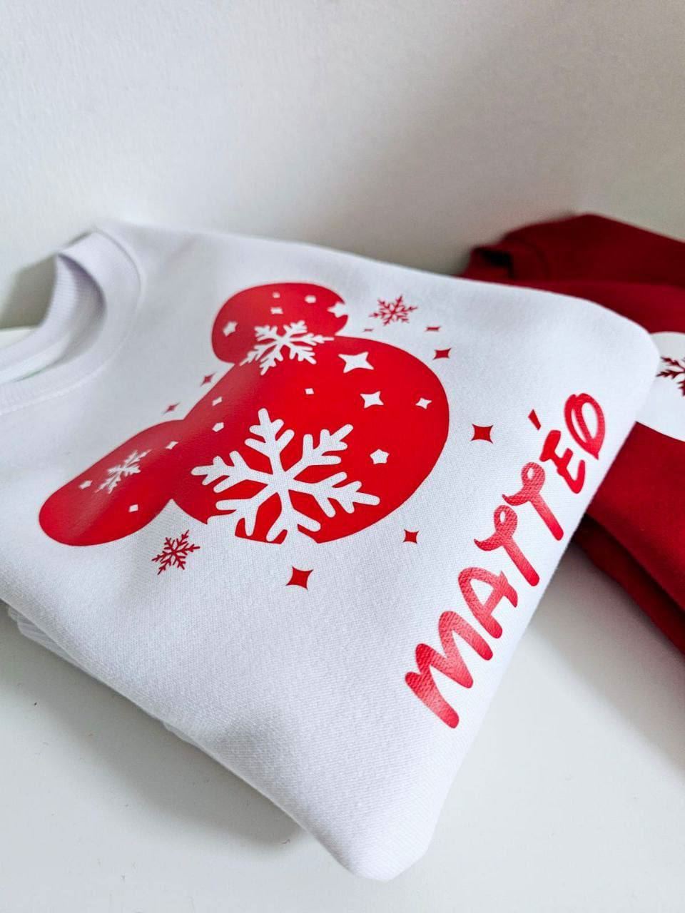Sudadera Mickey navidad personalizada - Imagen 2