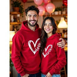 Sudadera san Valentín corazón - Imagen 1