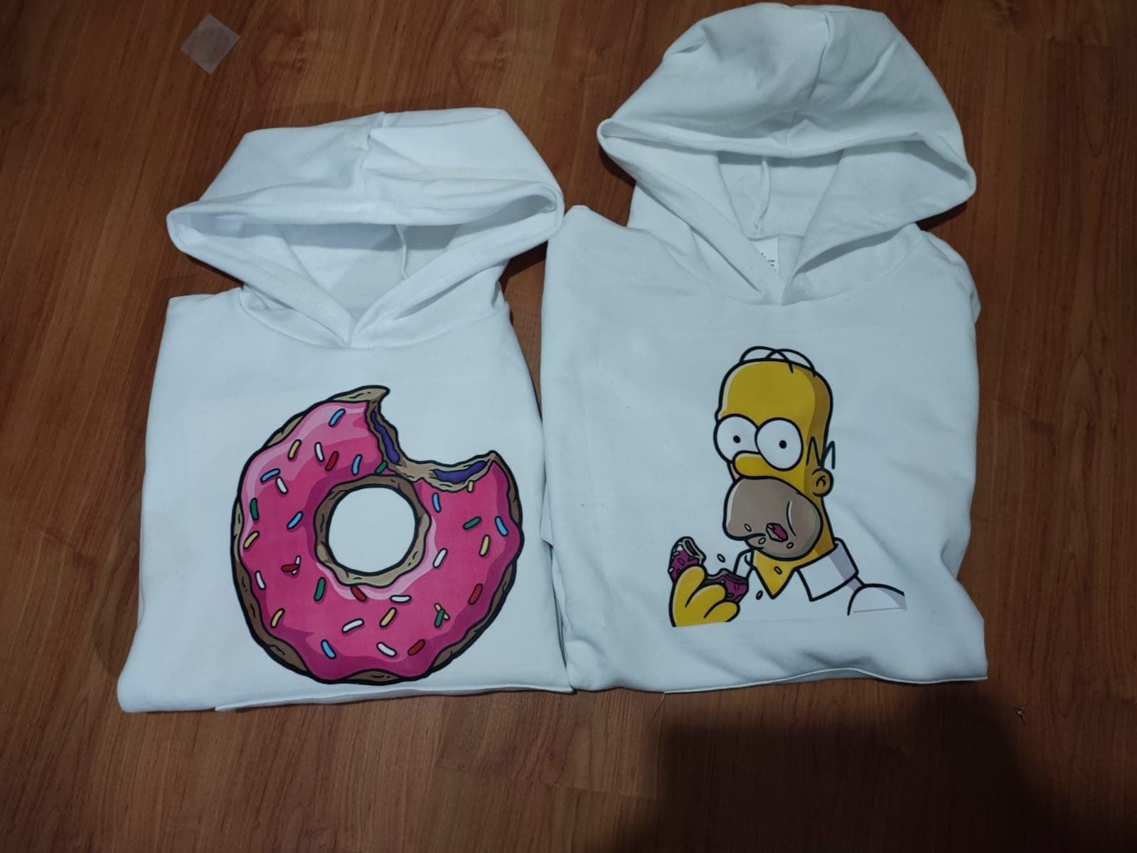 Sudadera san Valentín Homer Simpson y rosquilla - Imagen 1