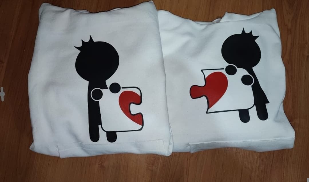 Sudadera san Valentín Puzzle - Imagen 1