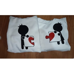 Sudadera san Valentín Puzzle - Imagen 1