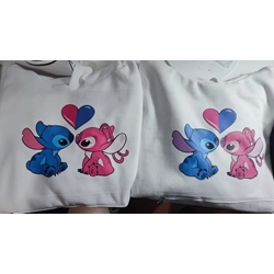 Sudadera Stich corazón San Valentín - Imagen 1