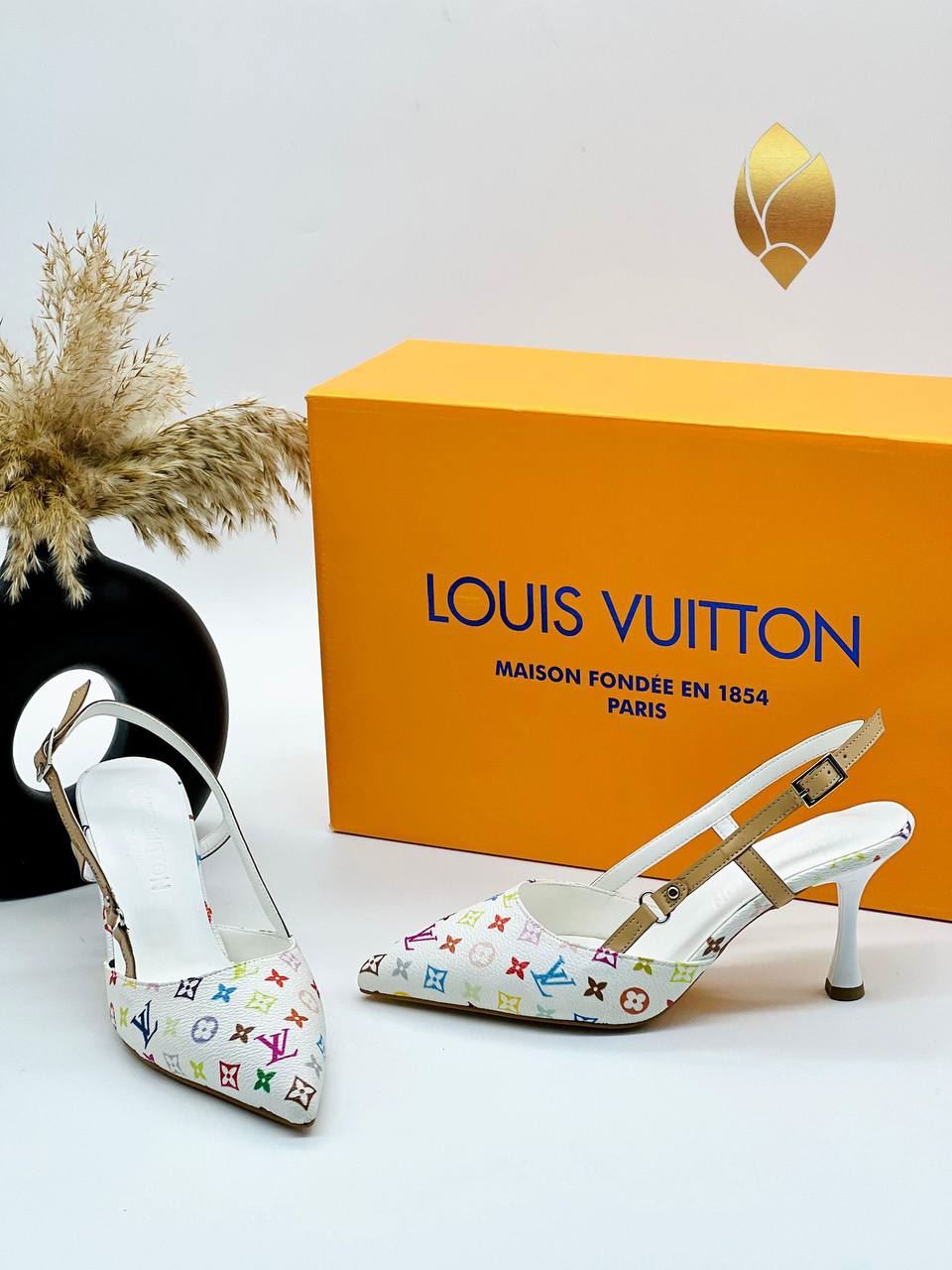 Tacones Louis Vuitton multicolor - Imagen 1