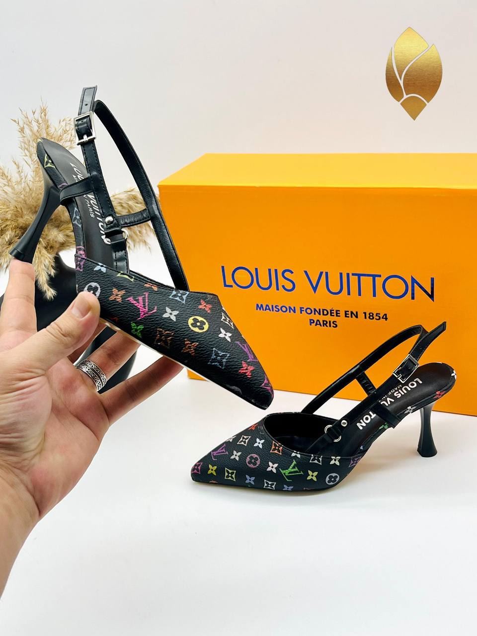 Tacones Louis Vuitton multicolor - Imagen 2