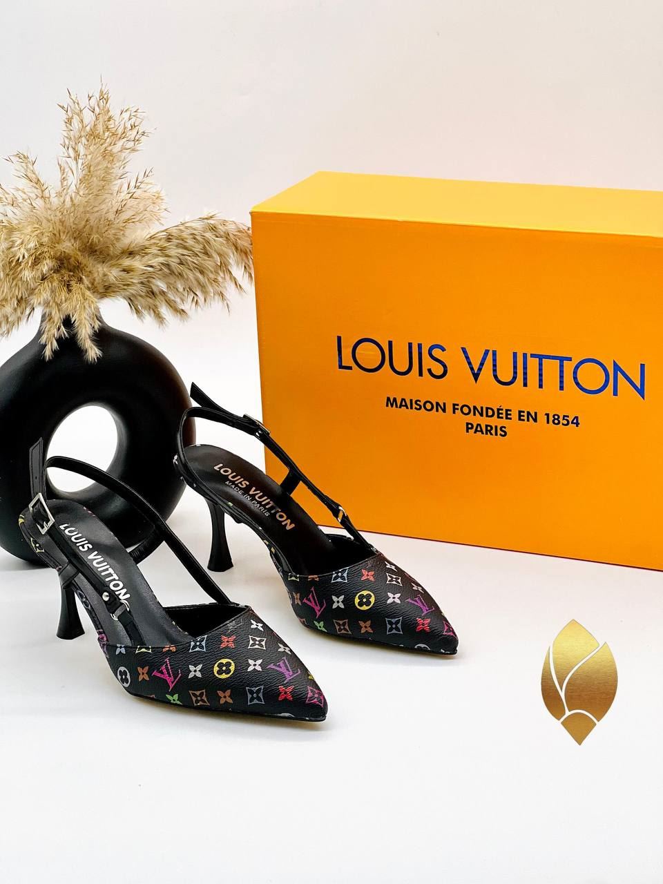 Tacones Louis Vuitton multicolor - Imagen 3