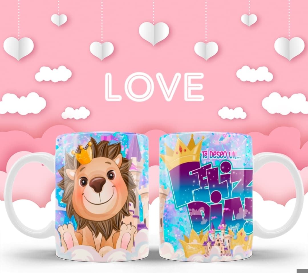 Taza animalito san Valentín parejas - Imagen 1