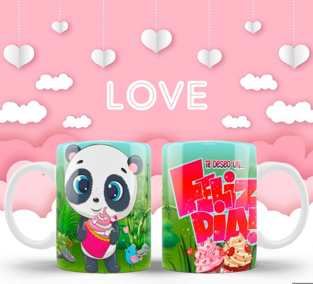 Taza animalito san Valentín parejas - Imagen 2