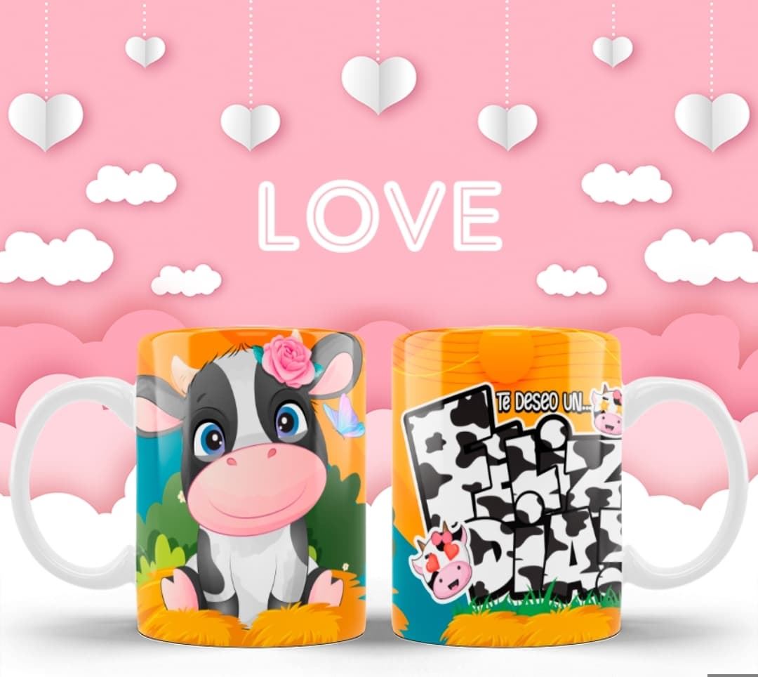 Taza animalito san Valentín parejas - Imagen 3