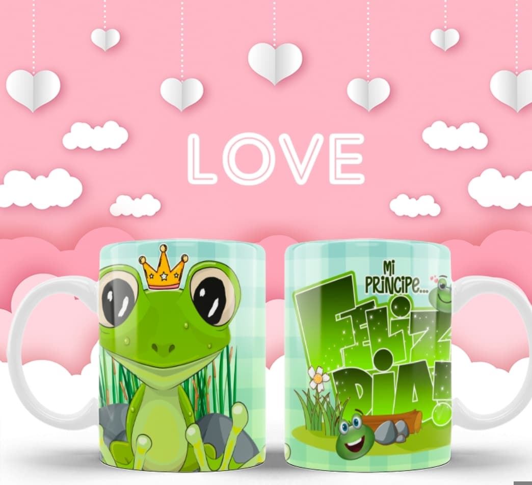 Taza animalito san Valentín parejas - Imagen 5
