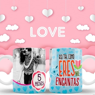 Taza para pareja san Valentín con foto personalizada - Imagen 1