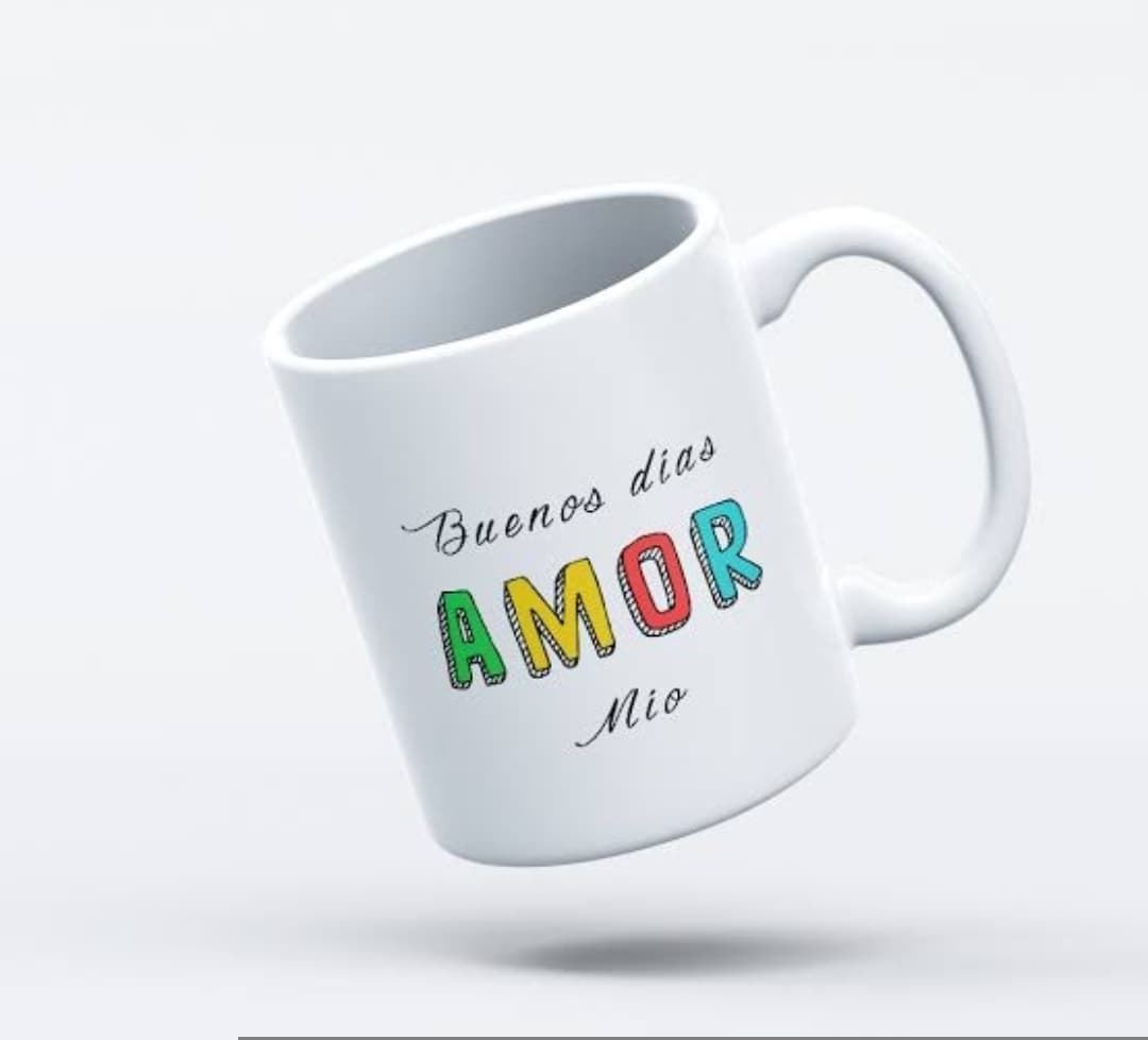 Taza personalizada Buenos días Amor - Imagen 1