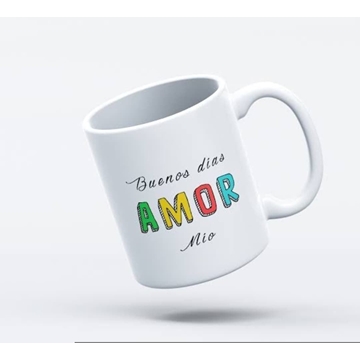 Taza personalizada Buenos días Amor - Imagen 1