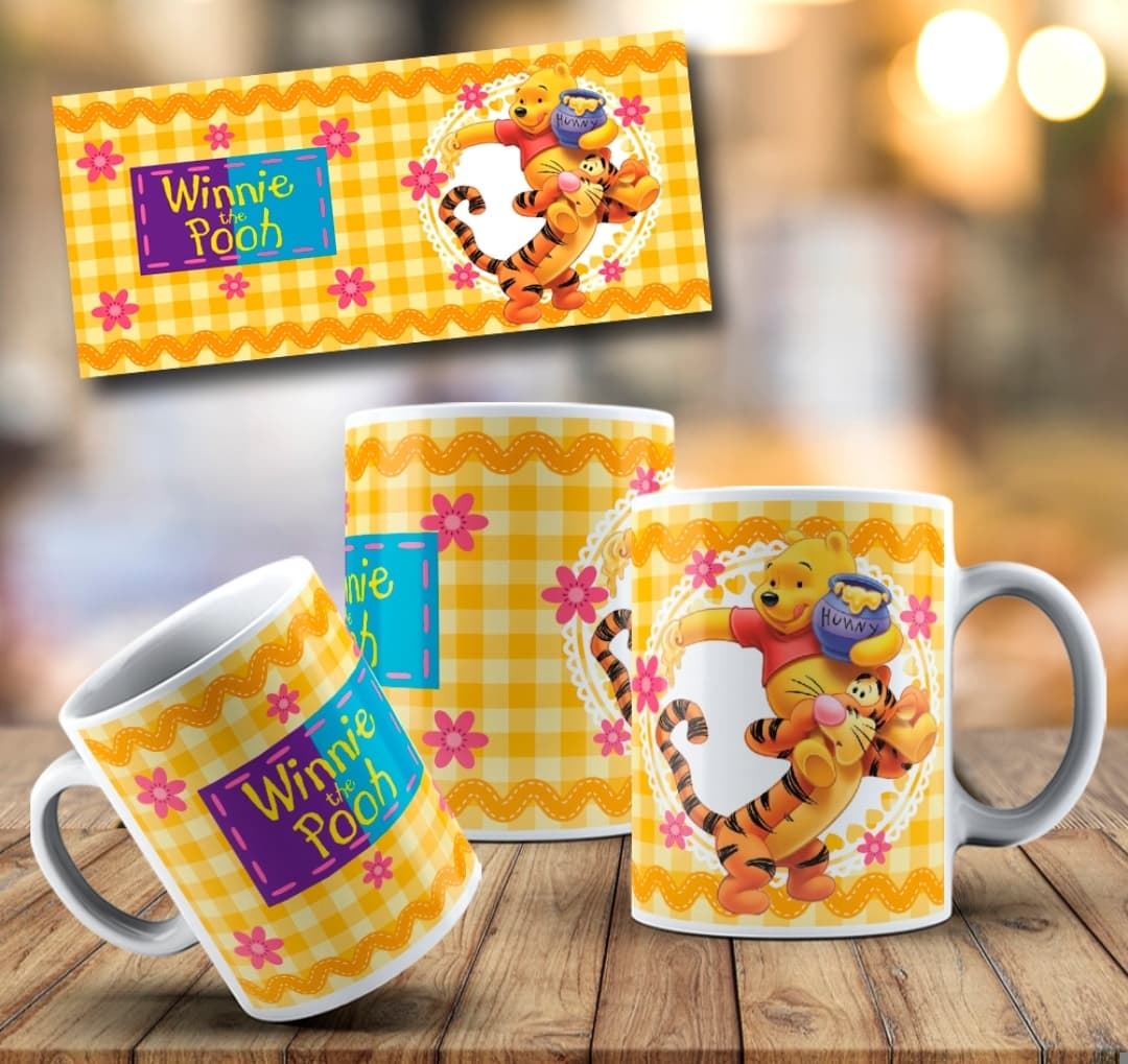 Taza personalizada Winnie de pooh - Imagen 1