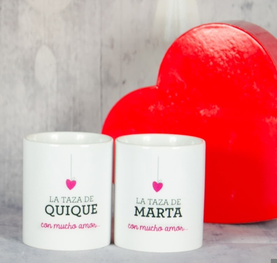 Tazas personalizadas para pareja - Imagen 1