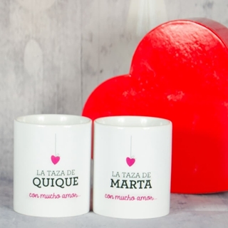 Tazas personalizadas para pareja - Imagen 1