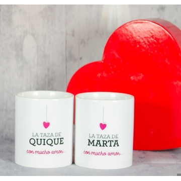 Tazas personalizadas para pareja - Imagen 1