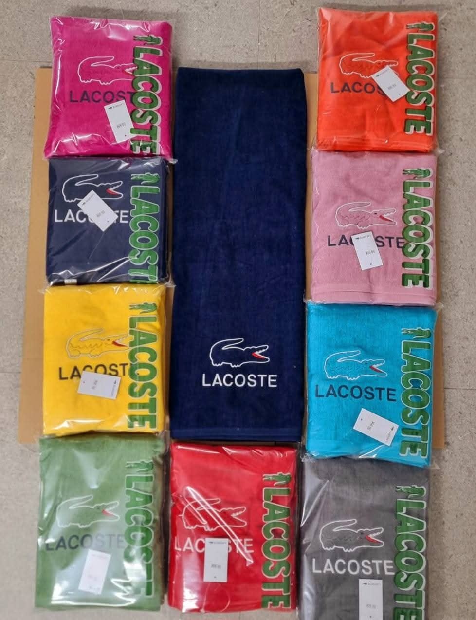 Toalla de playa Lacoste - Imagen 1