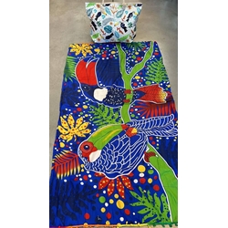 Toalla  pájaro y bolso a juego - Imagen 1