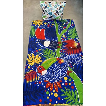 Toalla  pájaro y bolso a juego - Imagen 1