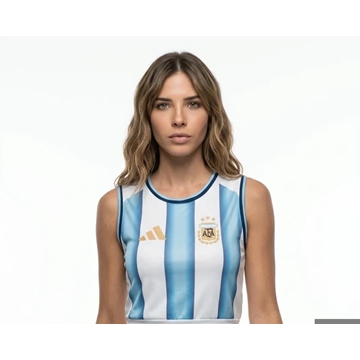 Top corto de mujer selección Argentina - Imagen 1