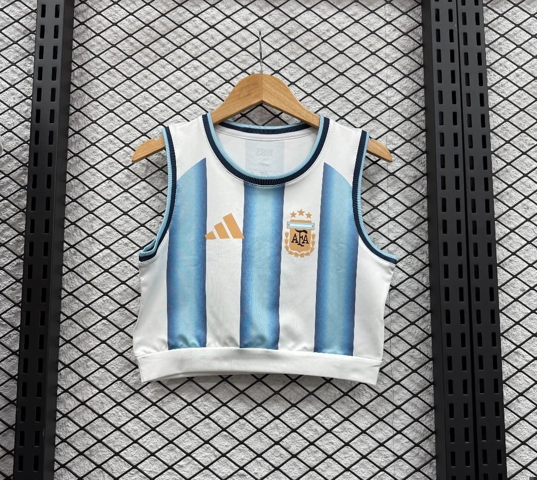 Top corto de mujer selección Argentina - Imagen 2