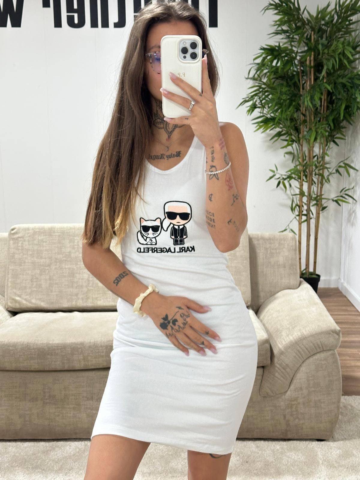 Vestido tirantes Karl Lagerfeld - Imagen 4