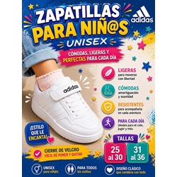 Zapatillas Adidas niños con velcro - Imagen 2