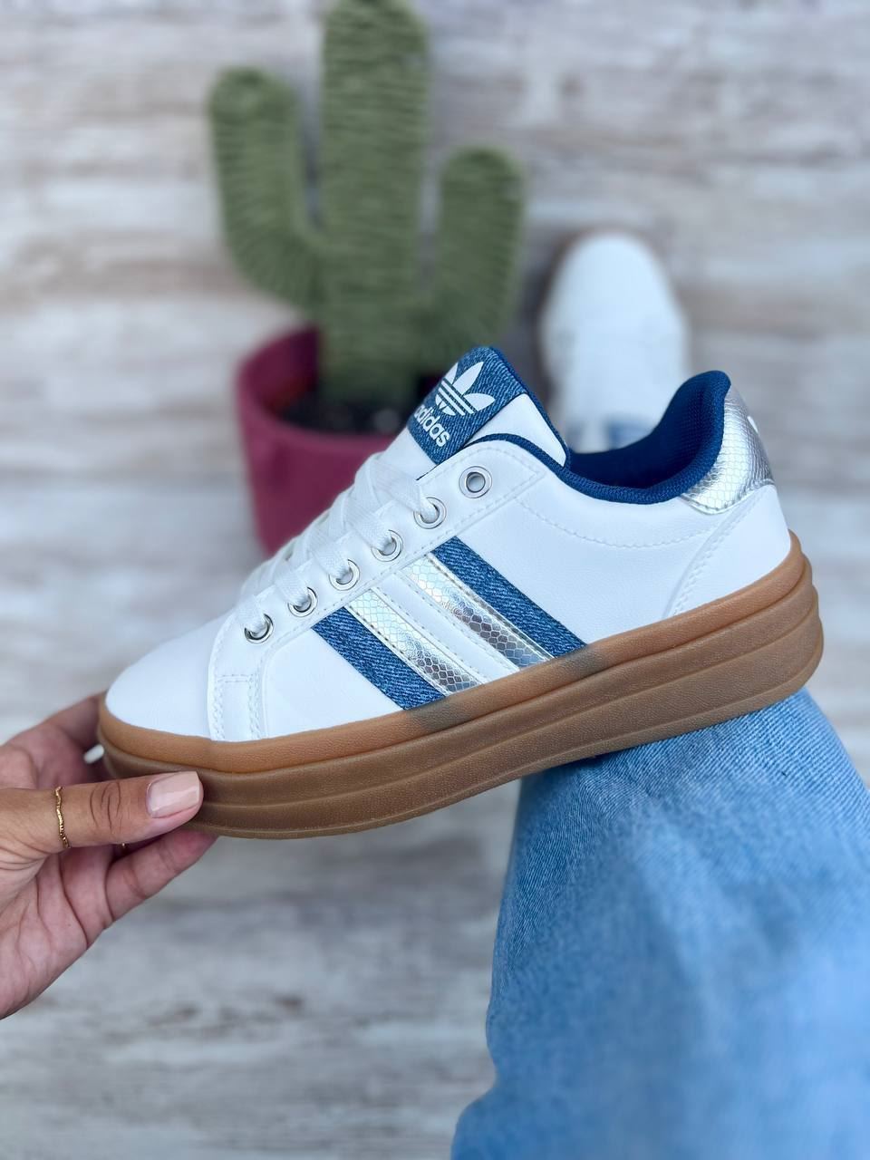 Zapatillas Adidas purpurina - Imagen 2