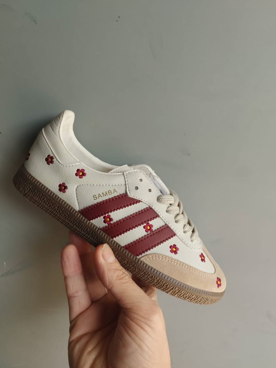 Zapatillas Adidas Samba flores - Imagen 3
