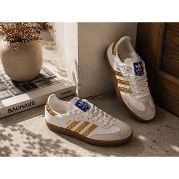 Zapatillas Adidas Samba Glitter Gold - Imagen 1