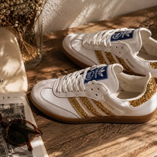 Zapatillas Adidas Samba Glitter Gold - Imagen 2