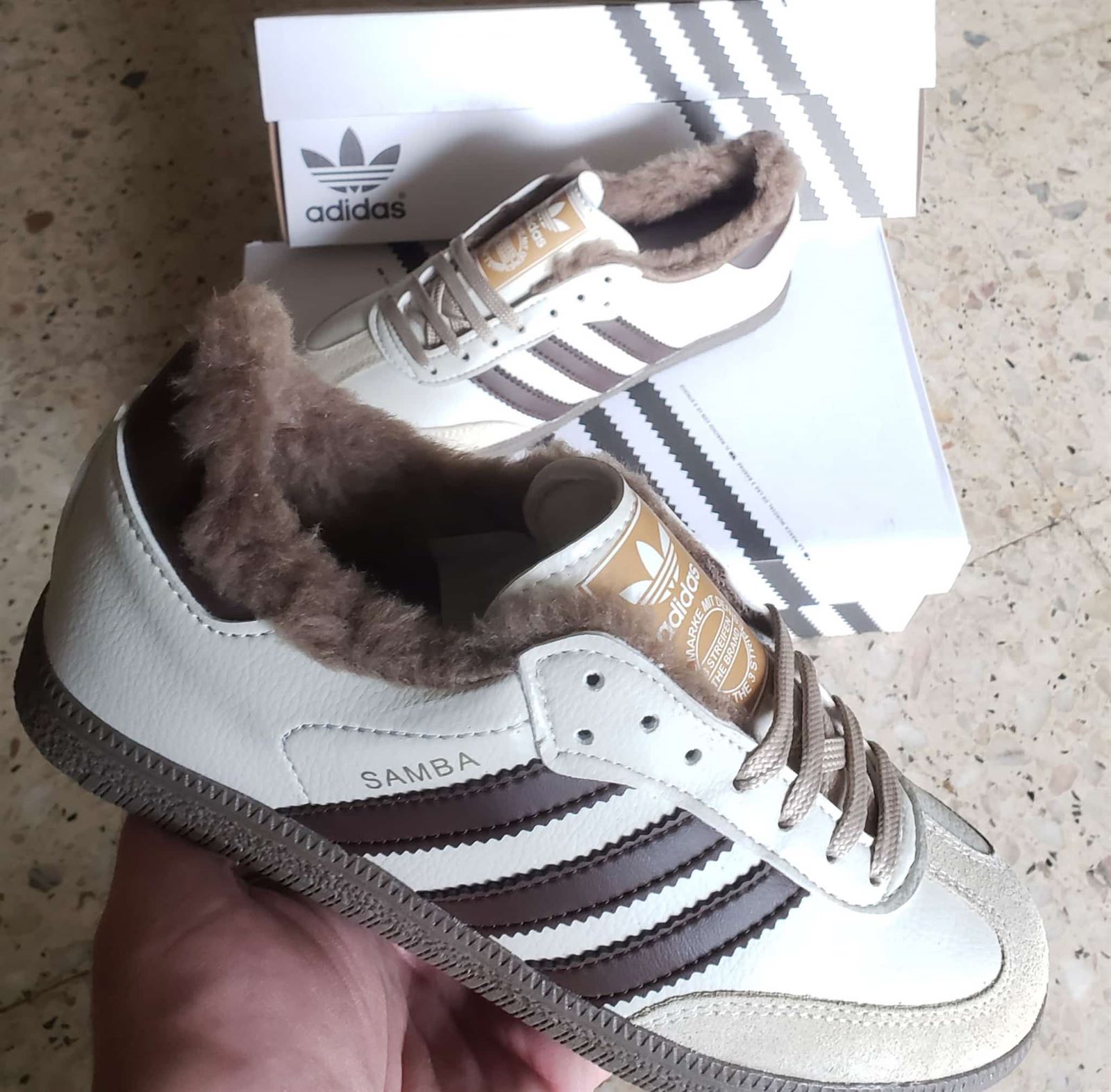 Zapatillas Adidas samba OG borrego - Imagen 1