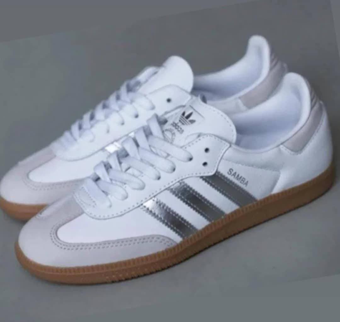 Zapatillas  Adidas samba plata - Imagen 1