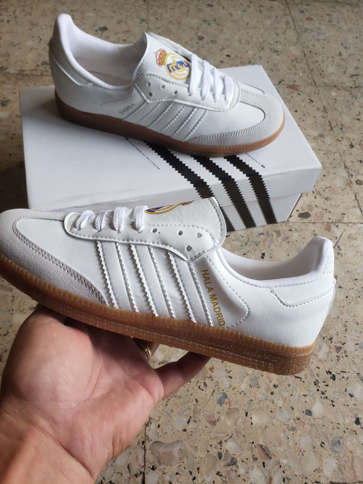 Zapatillas Adidas Samba Real Madrid - Imagen 1