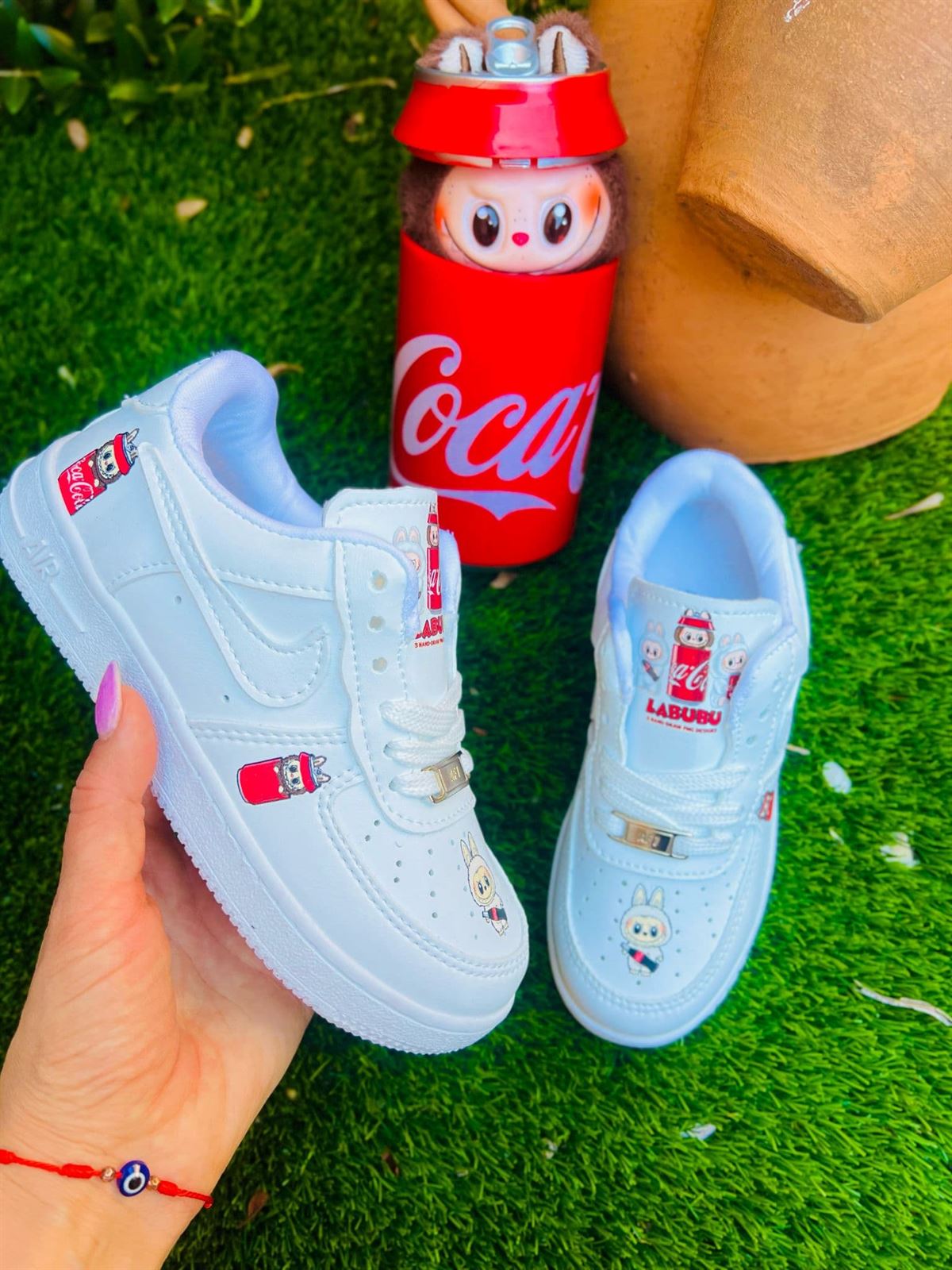 Zapatillas Air force La Bubu Cocacola - Imagen 1