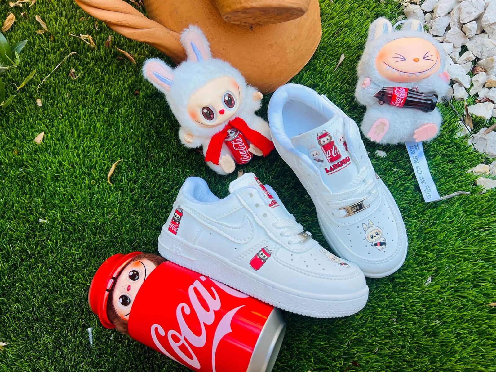 Zapatillas Air force La Bubu Cocacola - Imagen 2