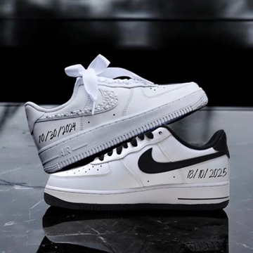 Zapatillas Air Force one Boda con perlas - Imagen 1