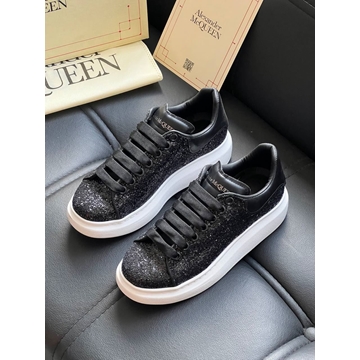 Zapatillas Alexander McQueen purpurina - Imagen 1