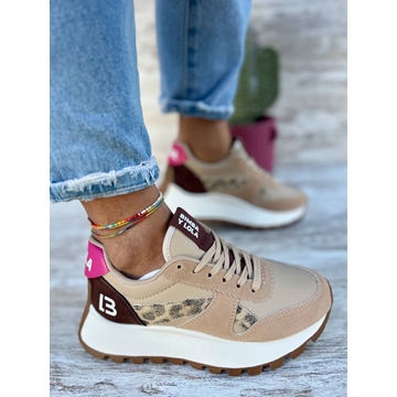 Zapatillas Bimba y Lola con estampado de leopardo - Imagen 2