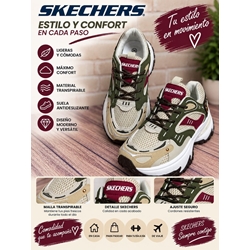 Zapatillas con plataforma Skechers - Imagen 1