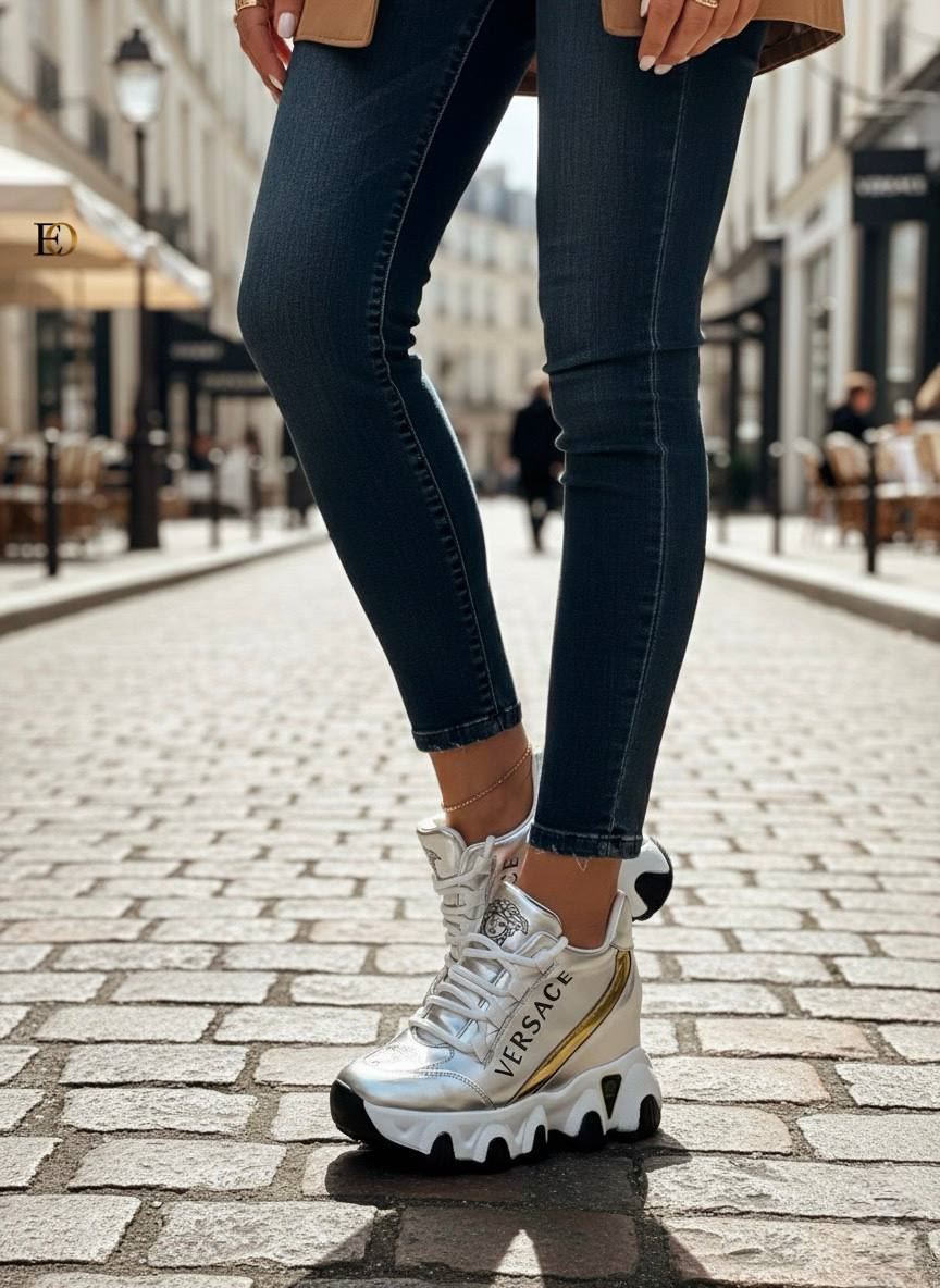 Zapatillas con plataforma Versace - Imagen 4