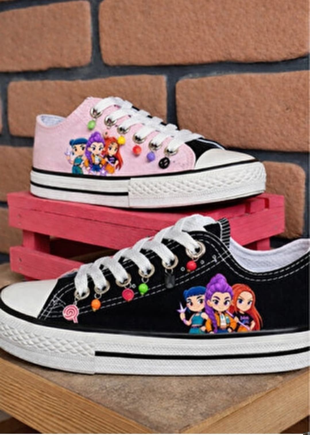 Zapatillas Converse bajas Guerreras K-Pop personalizadas - Imagen 1