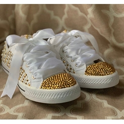 Zapatillas Converse Chuck Taylor con perlas - Imagen 1