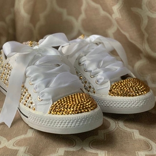 Zapatillas Converse Chuck Taylor con perlas - Imagen 1